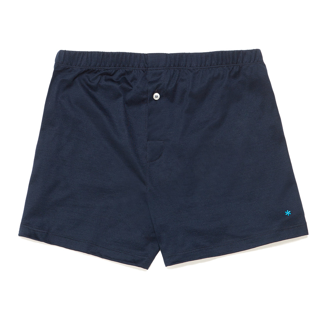Boxer Lungo con apertura - blu -