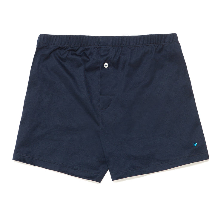 Boxer Lungo con apertura - blu -