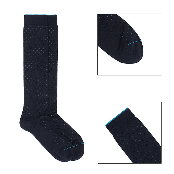 Kit 2 paia Calze Lunghe - assortite Blu/Azzurro -