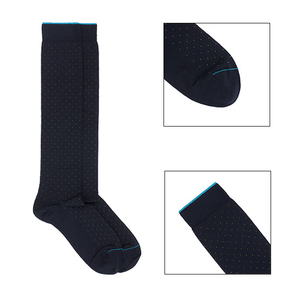 Kit 2 paia Calze Lunghe - assortite Blu/Verde -