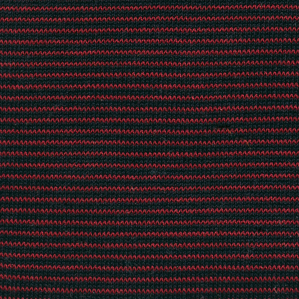 Calza Lunga - fil à fil Blu/Bordo' -
