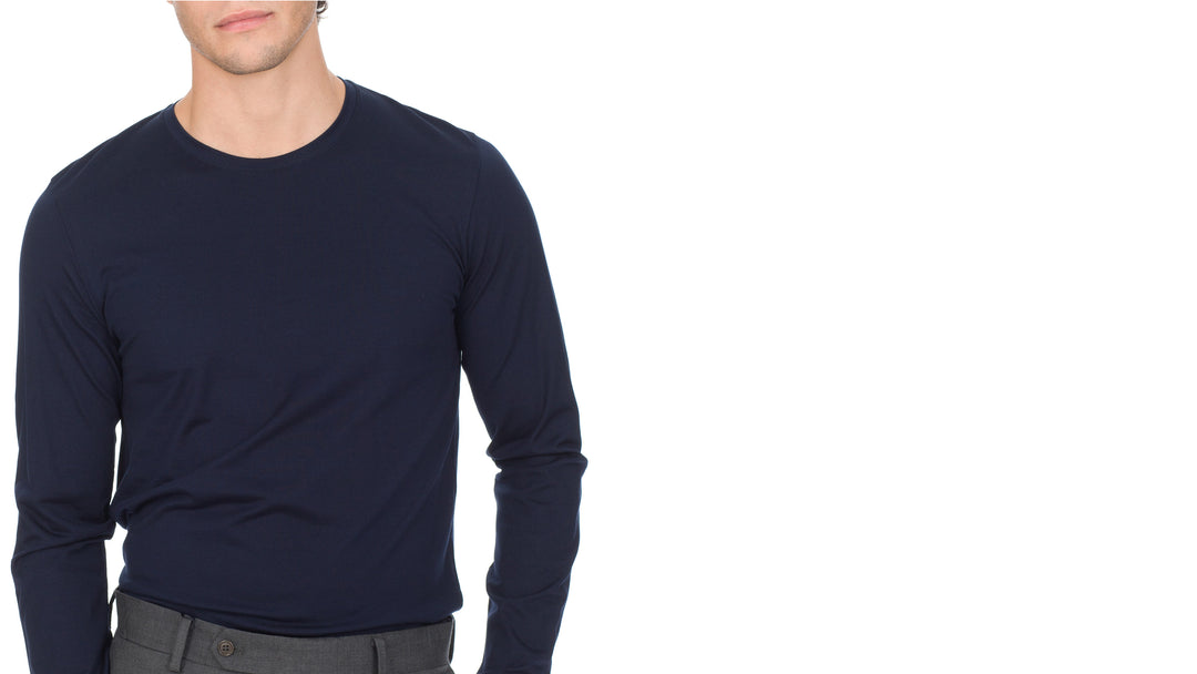T-SHIRT manica lunga girocollo