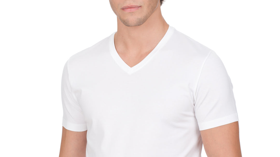 T-SHIRT MM scollo V stretch
