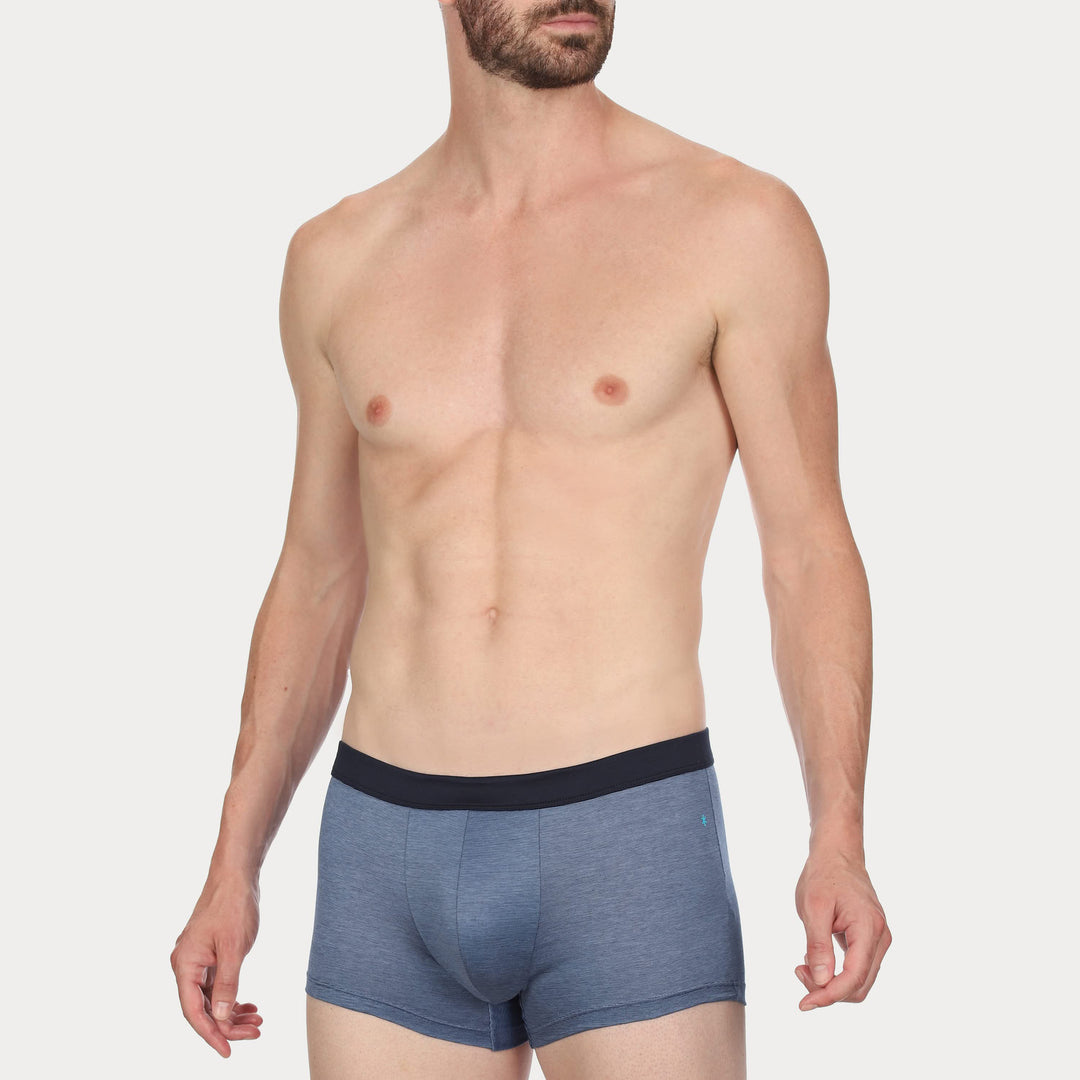 Boxer - fil à fil azzurro cinturino blu -