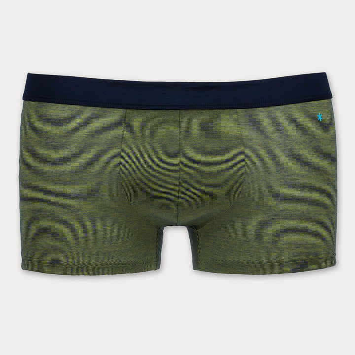 Boxer - fil à fil verde cinturino blu -
