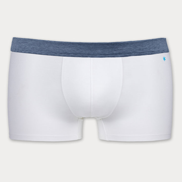 Boxer - bianco cinturino in fil à fil -