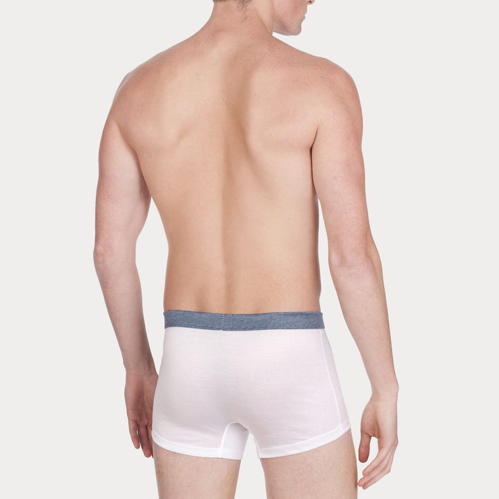 Boxer - bianco cinturino in fil à fil -