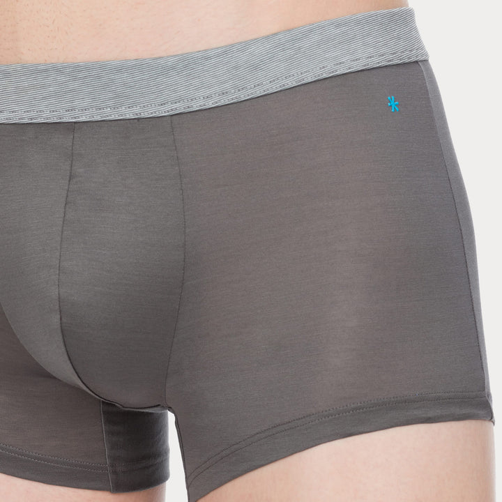 Boxer - grigio cinturino in fil à fil -