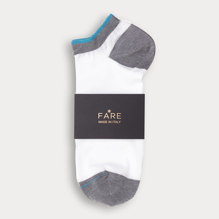 Set 3 paia Calze Cortissime - bianco -