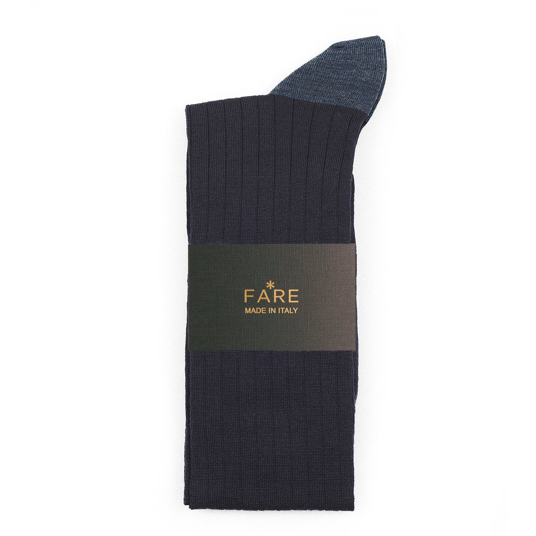 2- kit Long Socks - blue -