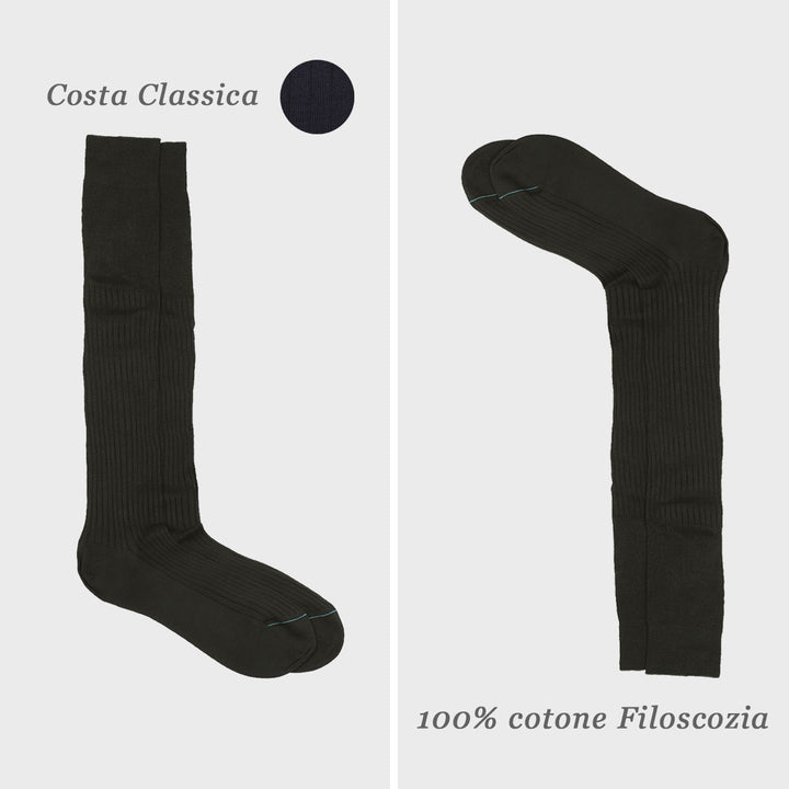 Kit 2 paia Costa classica - nero -
