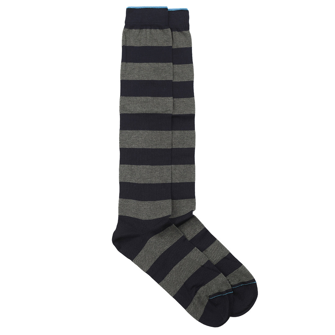 3- kit Long Socks - green mixed pattern -