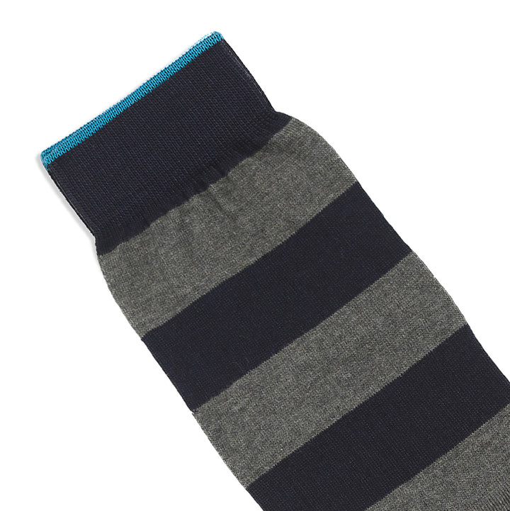 Long Socks bicolor blue-green