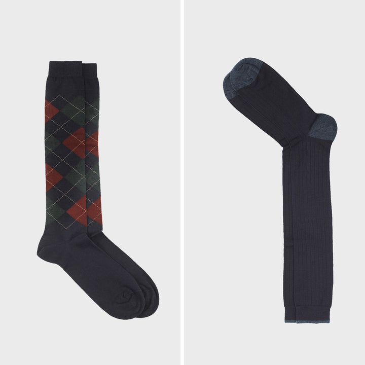 2- kit Long Socks - assorted -