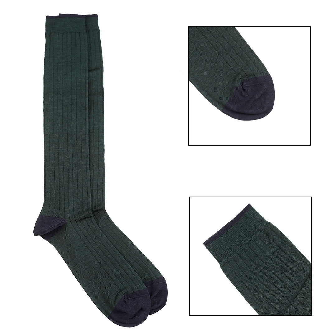 Kit 2 paia Calze Lunghe - verde -