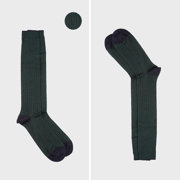 Kit 2 paia Calze Lunghe - verde -