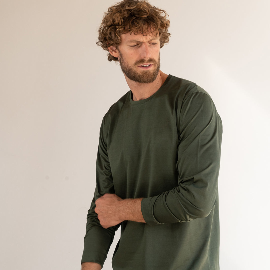 T-Shirt Manica Lunga - edera -