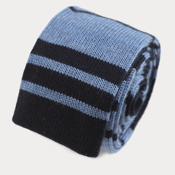 Cravatta in 100% Lana Tricot - rigablu -