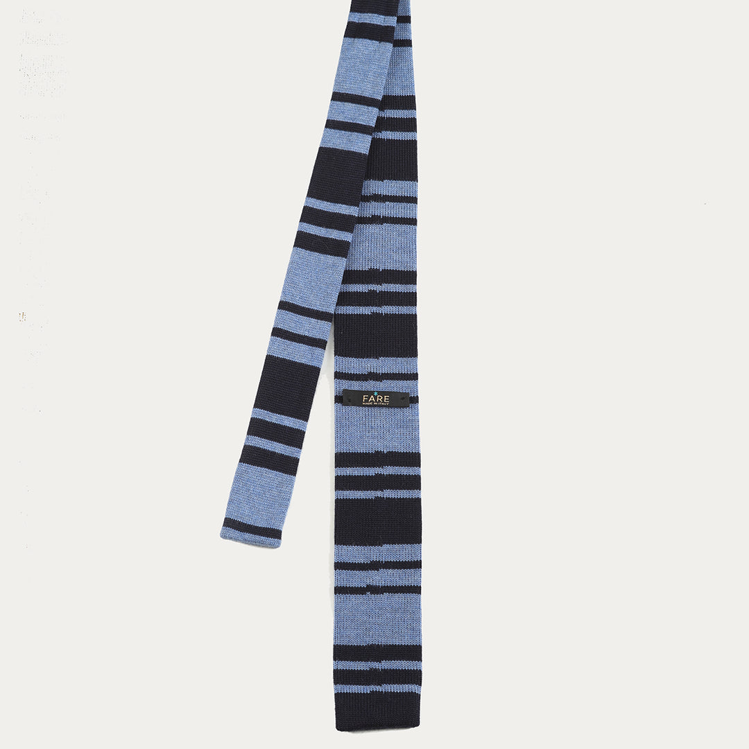 Cravatta in 100% Lana Tricot - rigablu -