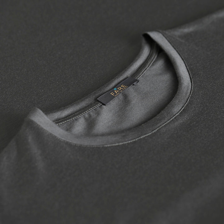 T-Shirt in lana Manica Corta - verde -