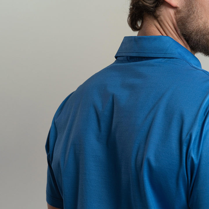 Polo shirt short sleeved - royal -