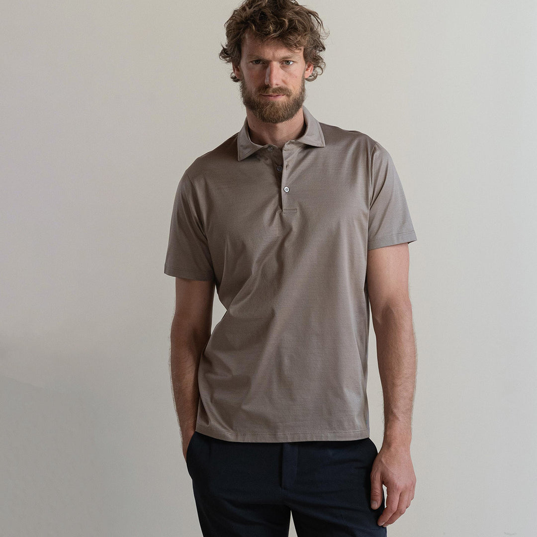 Polo Manica Corta - sabbia -