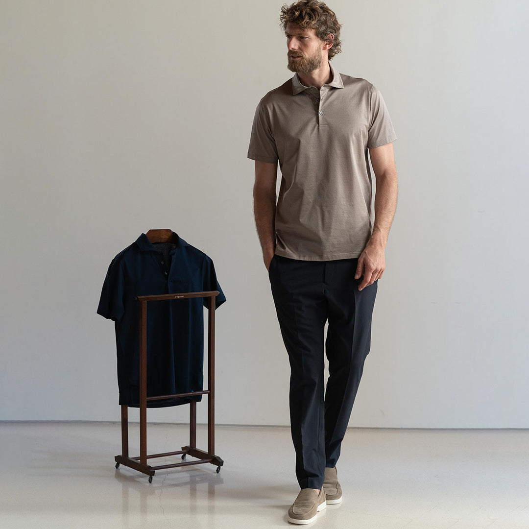 Polo Manica Corta - sabbia -