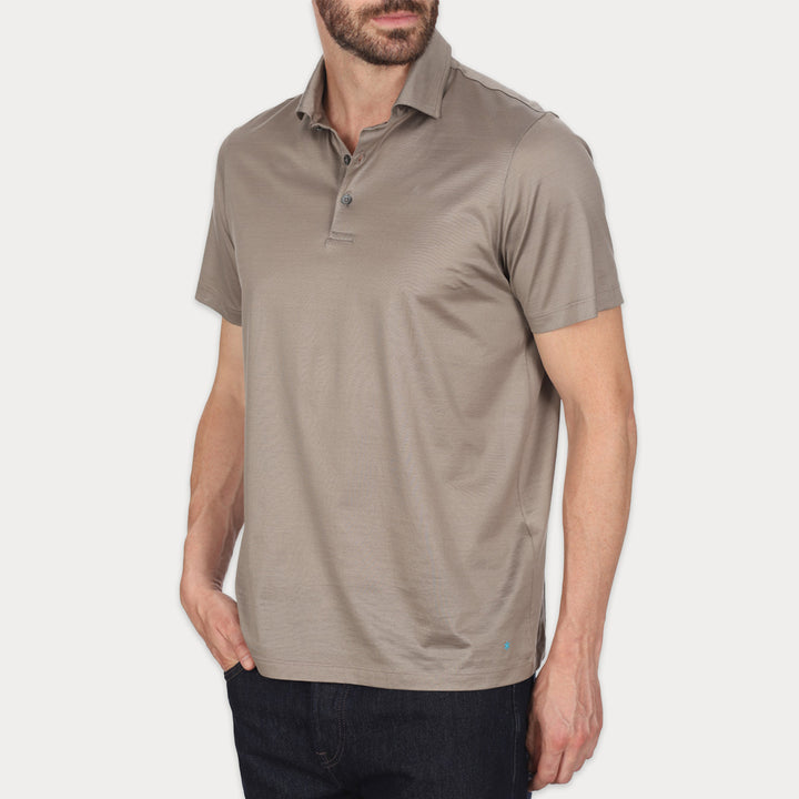 Polo Manica Corta - sabbia -