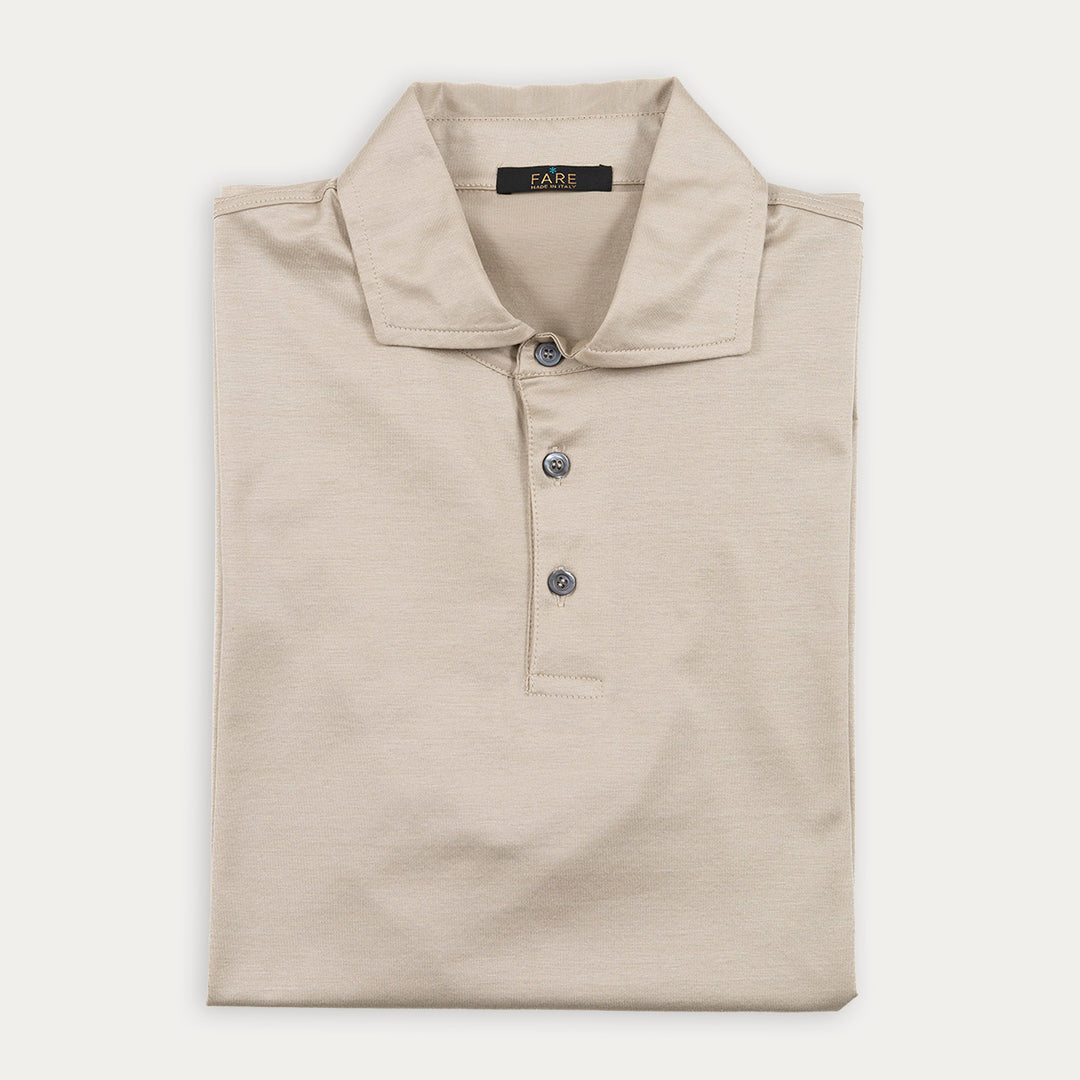 Polo Manica Corta - ecrue -