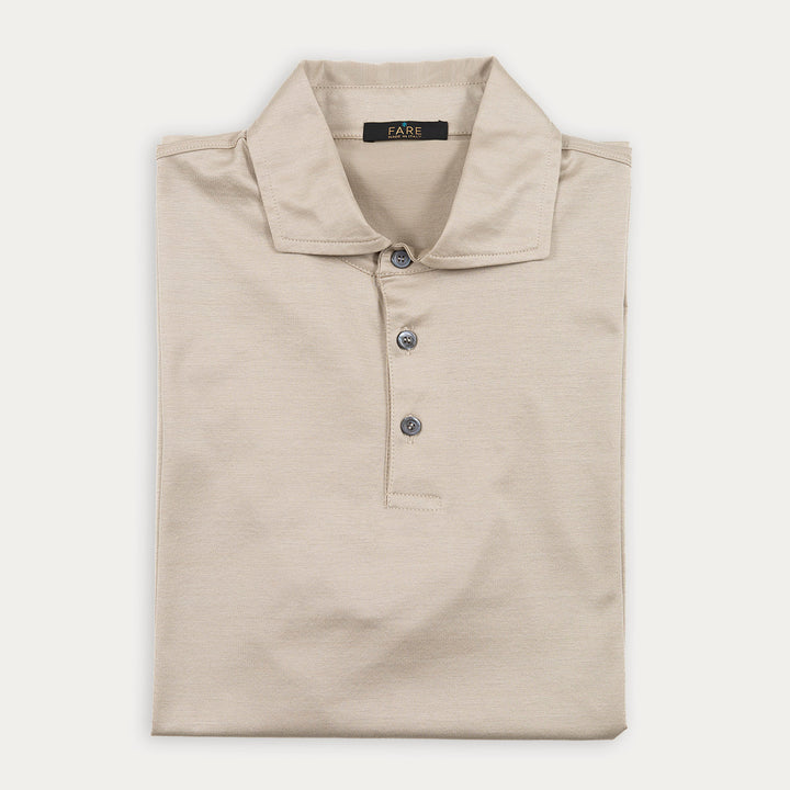 Polo Manica Corta - ecrue -