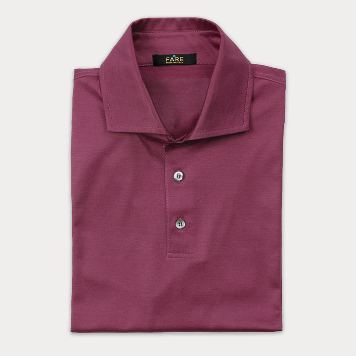 Polo Manica Corta - porpora -