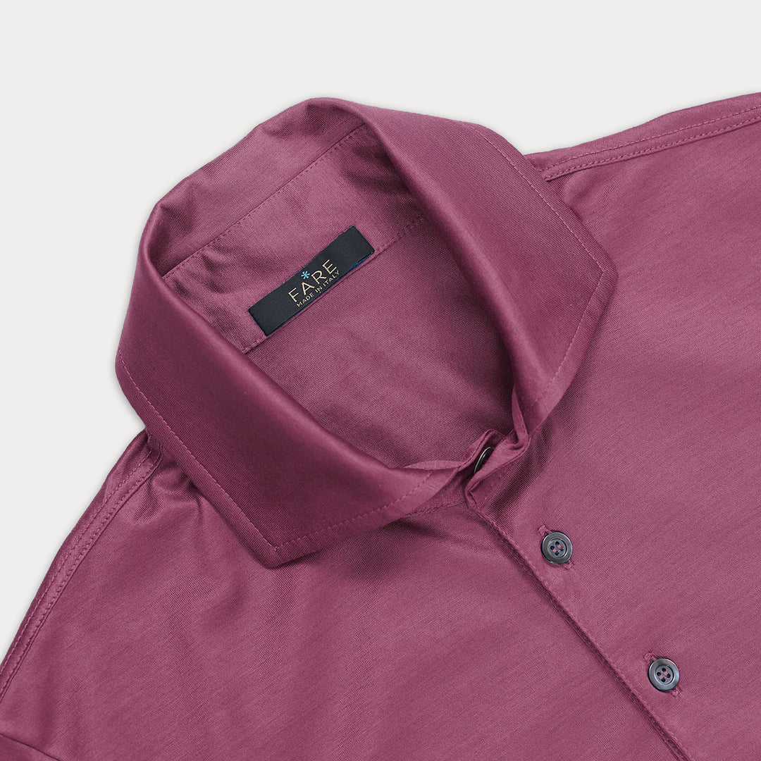 Polo Manica Corta - porpora -