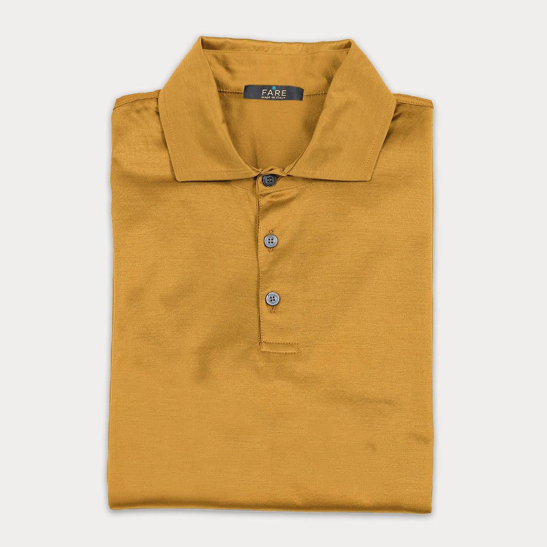 Polo Manica Corta - ocra -