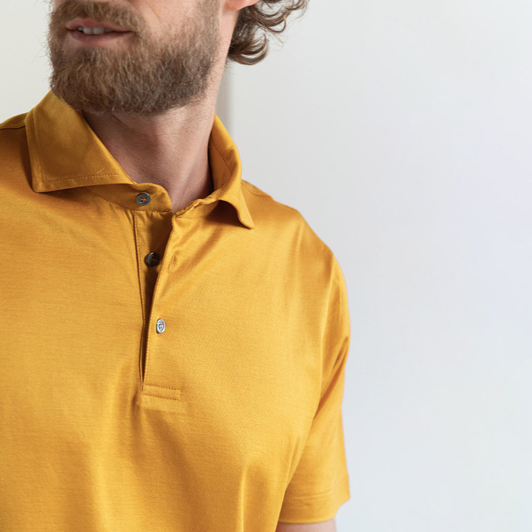 Polo Manica Corta - ocra -