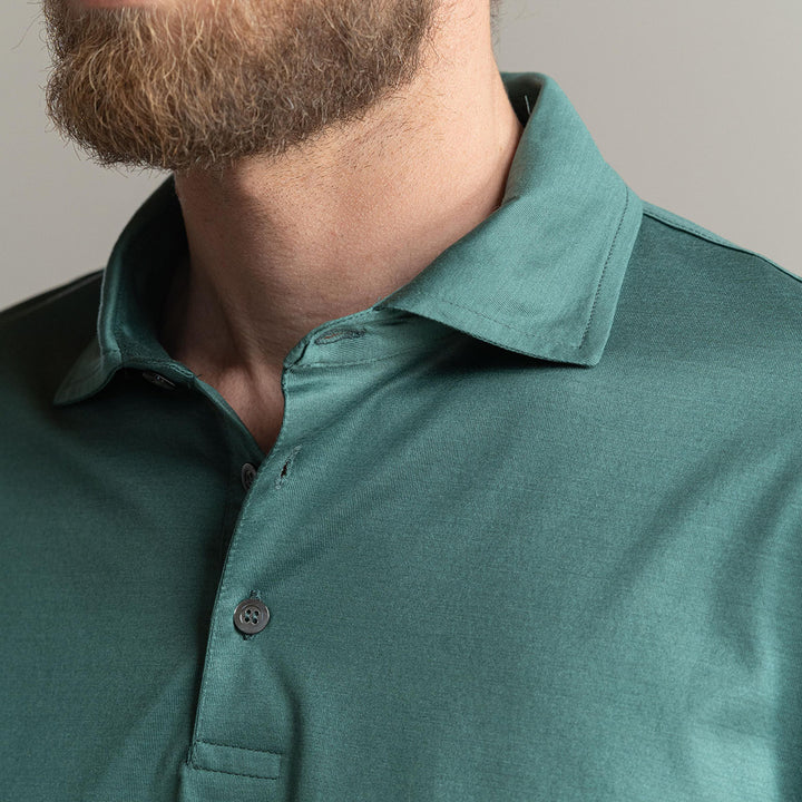 Polo shirt short sleeved - emerald -