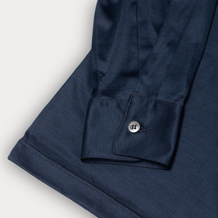 Polo shirt Long sleeved - blue -