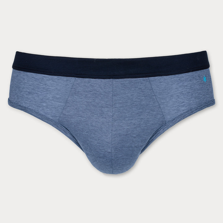 Slip - fil à fil azzurro cinturino blu -