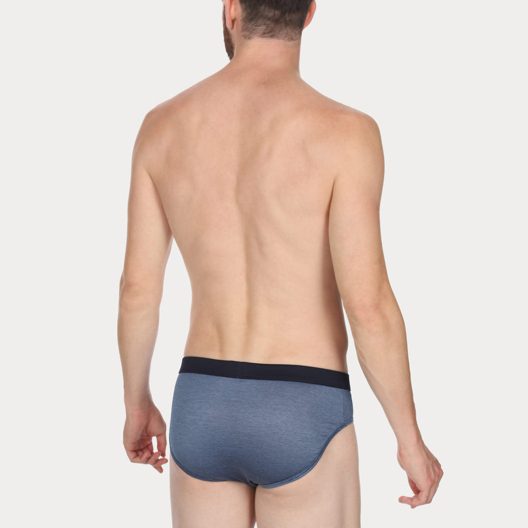 Slip - fil à fil azzurro cinturino blu -