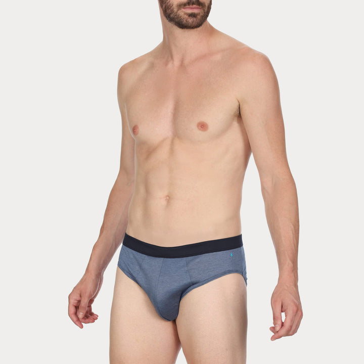 Slip - fil à fil azzurro cinturino blu -