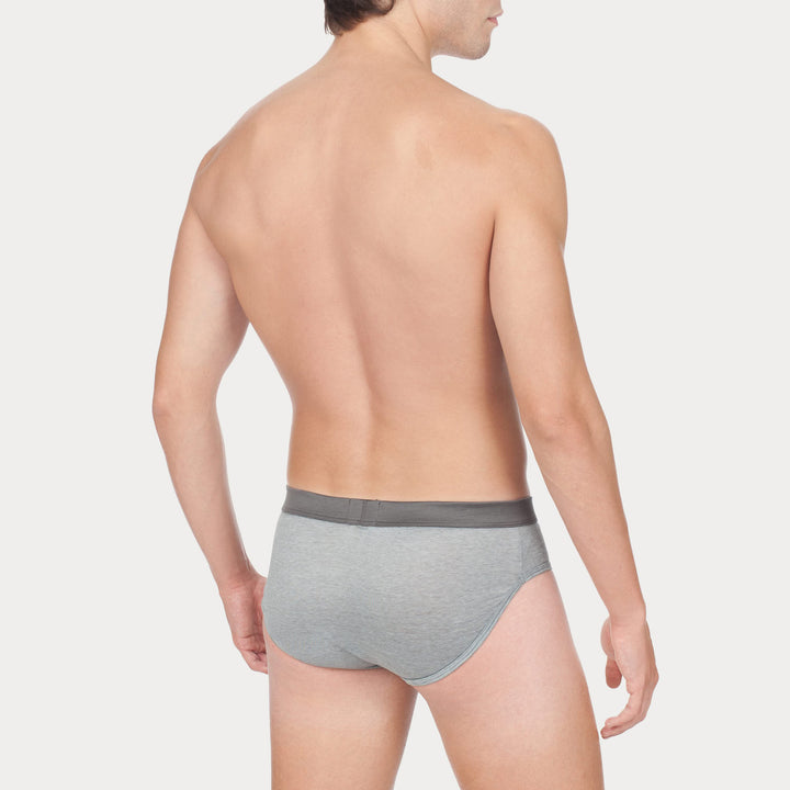 Slip - fil à fil grigio cinturino grigio -