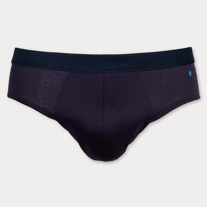 Slip - fil à fil prugna cinturino blu -