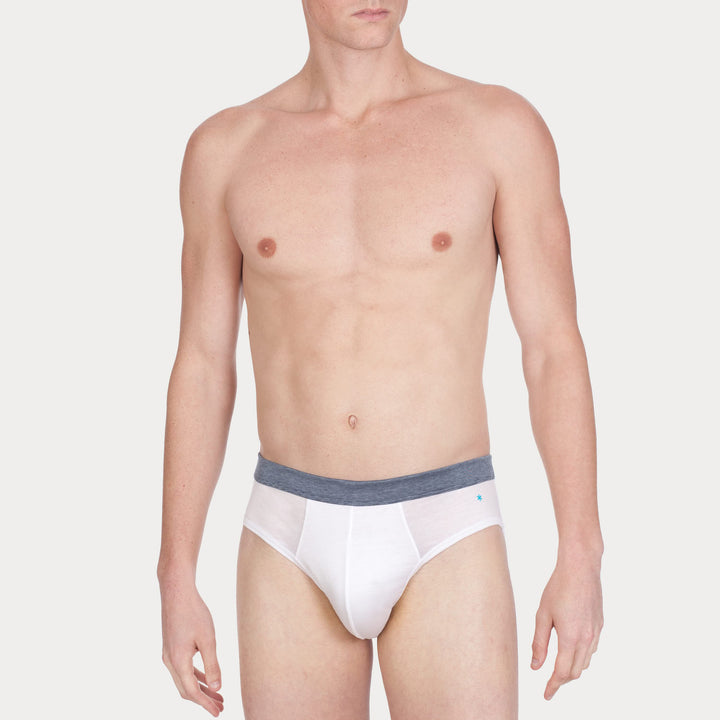 Slip - bianco cinturino in fil à fil -