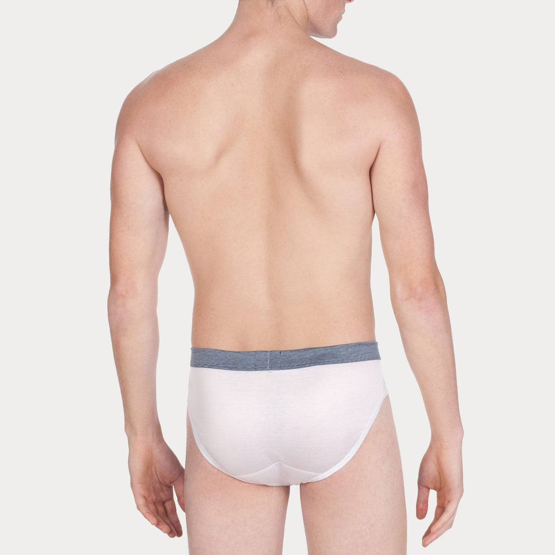 Slip - bianco cinturino in fil à fil -