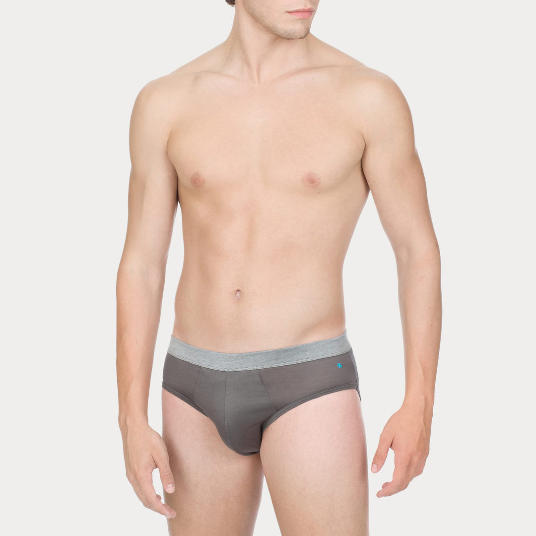 Slip - grigio cinturino in fil à fil -