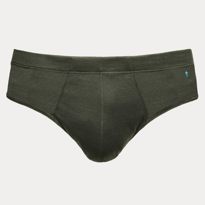Slip in  Cotone Filoscozia® - verde -