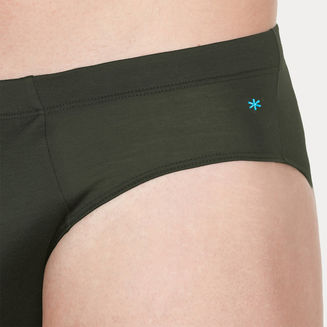 Slip in  Cotone Filoscozia® - verde -