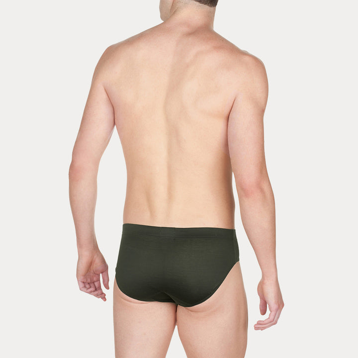 Slip in  Cotone Filoscozia® - verde -