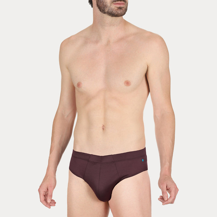 Filoscozia® Pure Cotton Briefs - burgundy -