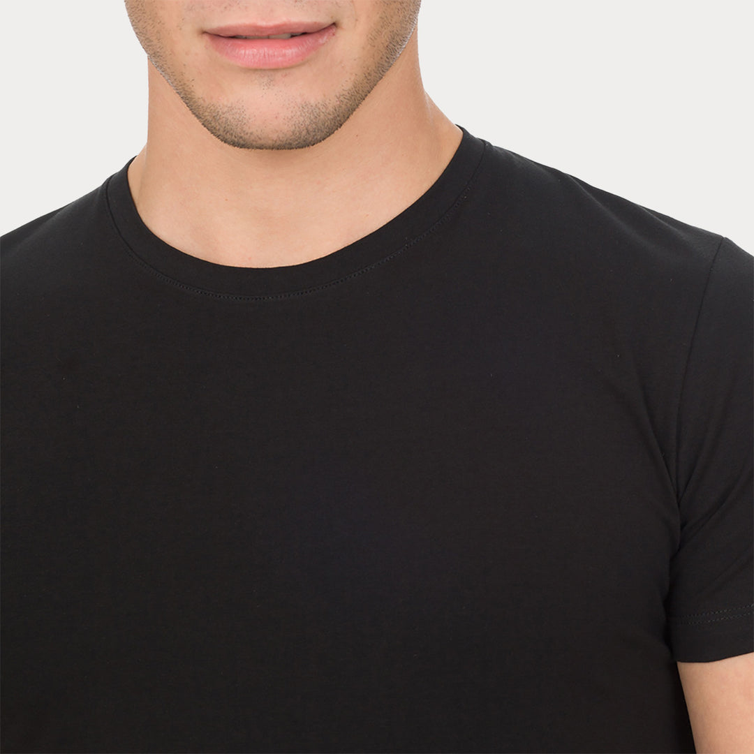 Q.tà 2 T-Shirt girocollo - nero -