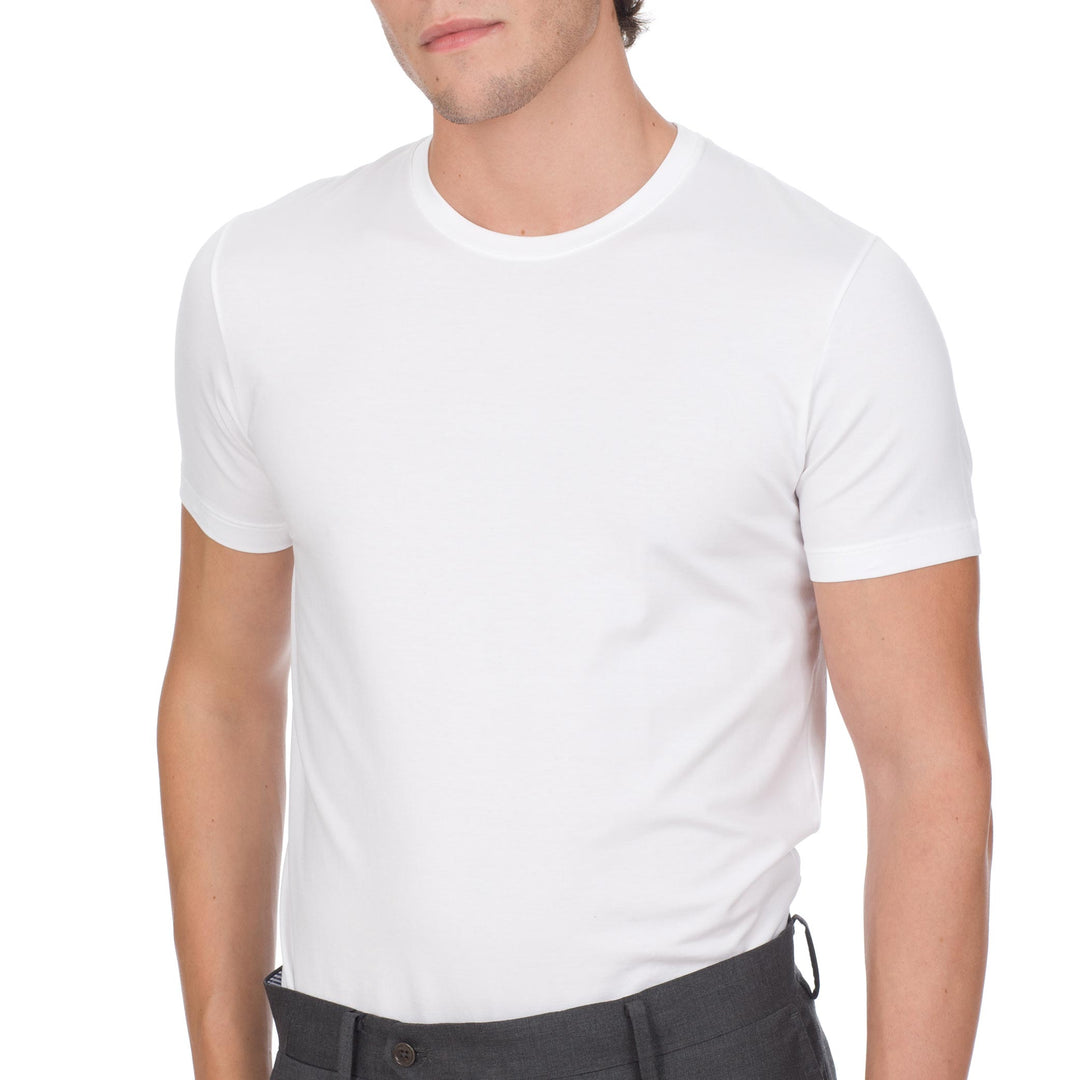 Q.tà 2 T-Shirt 2 girocollo - bianco -